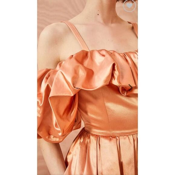 Ulla Johnson Lelita Dress in Copper New With Tags Size 8 - Picture 4 of 10